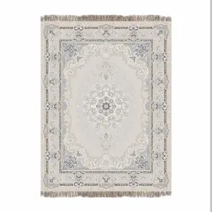 Embossed Flower Carpet in Iran with bone slime in Export