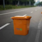 Waste Bin Plastic 60-Liter With Pedal For Export in IRAN