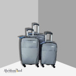 Wholesale Omasu Luggage 3Piece Set Softside with Spinner Wheels, Gray