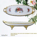 Fish Plate Oval Fantasy, Size, Large, Medium, Smil Global King Wholesale Product Supplier