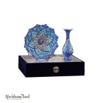 Enamel plate gift box enamel vase, Persian Heritage Culture, Wholesale Handicraft in Meddle East