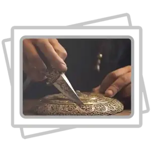 Ghalam Zani, Emboss Working