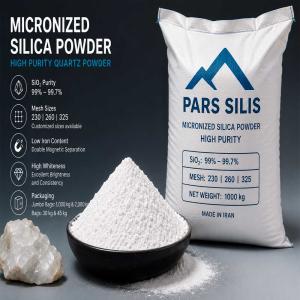 Micronized Silica Powder Exporter from Iran | High Purity Silica 99.7%