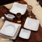 Taghdis Dishware Set Porcelain Future Design Alis Model CODE 70072-A2 (Service For 6&12 Person ) 30PCS & 90PCS