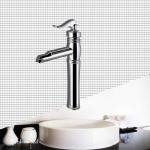 Aryana Faucets Tall Basin Faucet Bamboo Model Chrome