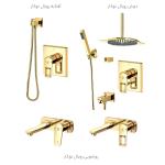 Gold-Coated Sanitary Faucets for Export | Quality & Competitive Prices