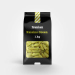 Iranian Raisins Green Premium wholesale Sofre Barakkat